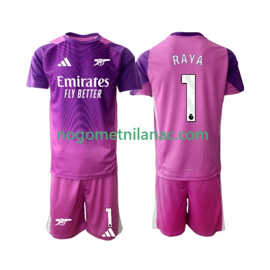 Golmanski Dres - Dres Arsenal Raya 1 Treći 2025-2026 Kratkih Rukava - Dječji
