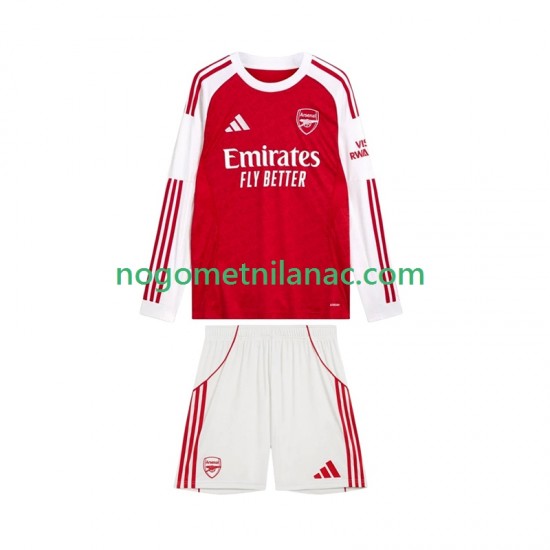 Dres Arsenal Domaći 2025-2026 Dugim Rukavima - Dječji