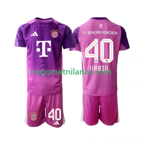 Golmanski Dres - Dres FC Bayern München Jonas Urbig 40 Četvrti 2025-2026 Kratkih Rukava - Dječji