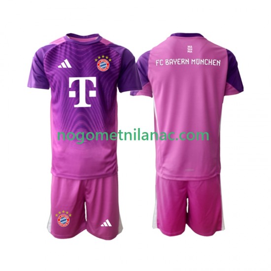 Golmanski Dres - Dres FC Bayern München Četvrti 2025-2026 Kratkih Rukava - Dječji