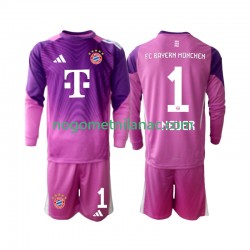 Golmanski Dres - Dres FC Bayern München Manuel Neuer 1 Četvrti 2025-2026 Dugim Rukavima - Dječji