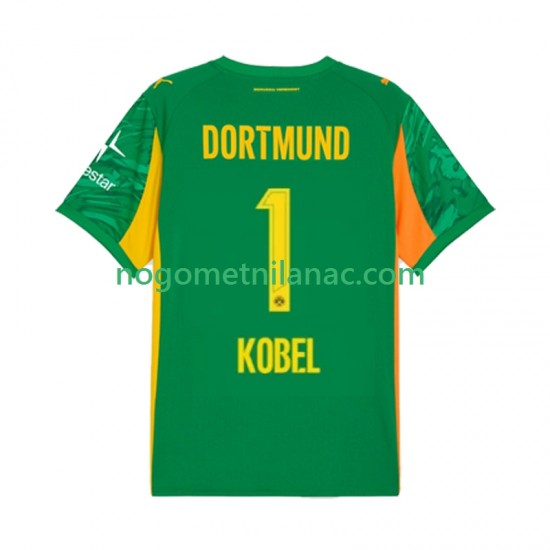 Golmanski Dres - Dres Borussia Dortmund Gregor Kobel 1 Domaći 2025-2026 Kratkih Rukava - Muški