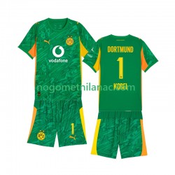 Golmanski Dres - Dres Borussia Dortmund Gregor Kobel 1 Domaći 2025-2026 Kratkih Rukava - Dječji