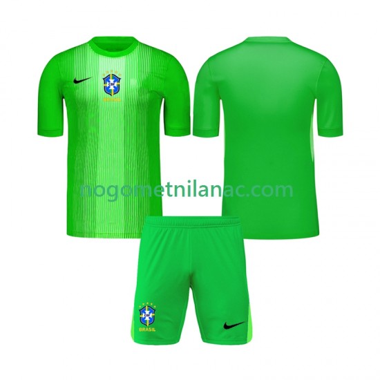 Golmanski Dres - Dres Brazil Domaći 2026 Kratkih Rukava - Dječji