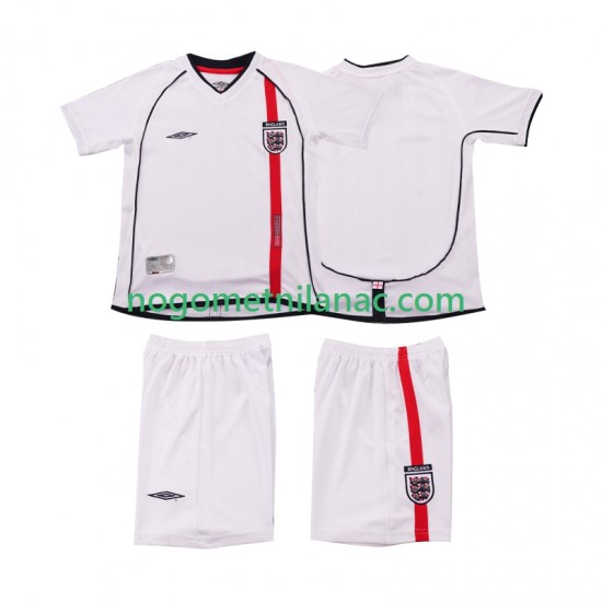 Dres Engleska Retro Domaći 2002 Kratkih Rukava - Dječji
