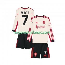 Dres Liverpool Florian Wirtz 7 Gostujući 2025-2026 Dugim Rukavima - Dječji Dres Liverpool Florian Wirtz 7 Gostujući 2025-2026 Dugim Rukavima - Dječji