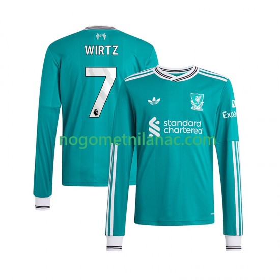 Dres Liverpool Florian Wirtz 7 Treći 2025-2026 Dugim Rukavima - Muški