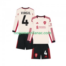 Dres Liverpool Virgil van Dijk 4 Gostujući 2025-2026 Dugim Rukavima - Dječji Dres Liverpool Virgil van Dijk 4 Gostujući 2025-2026 Dugim Rukavima - Dječji