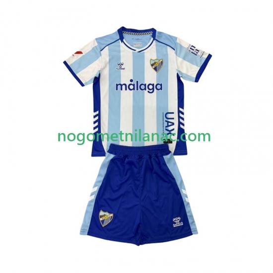 Dres Málaga CF Domaći 2025-2026 Kratkih Rukava - Dječji