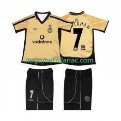 Manchester United BECKHAM 7 Anniversary Football Shirt 2001 Treći 2002 Kratkih Rukava - Dječji Manchester United BECKHAM 7 Anniversary Football Shirt 2001 Treći 2002 Kratkih Rukava - Dječji