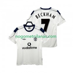 Dres Manchester United BECKHAM 7 2000 2001 Retro Gostujući Kratkih Rukava - Muški