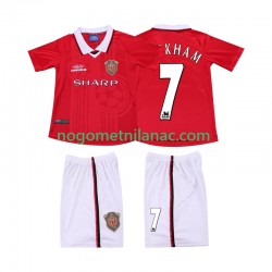 Dres Manchester United BECKHAM 7 2000 Retro Domaći 1999 Kratkih Rukava - Dječji