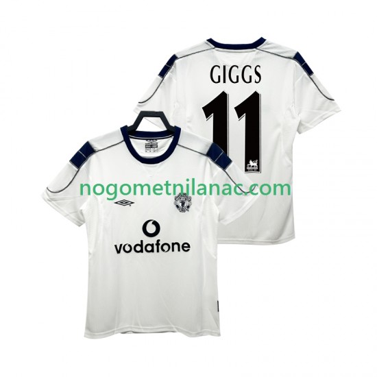 Dres Manchester United GIGGS 11 2000 2001 Retro Gostujući Kratkih Rukava - Muški