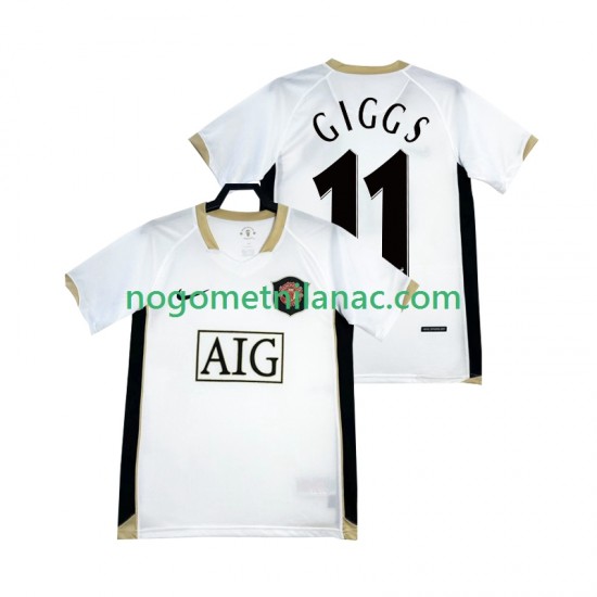Dres Manchester United GIGGS 11 Retro Gostujući 2006-2007 Kratkih Rukava - Muški