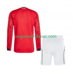 Dres Manchester United Domaći 2025-2026 Dugim Rukavima - Dječji