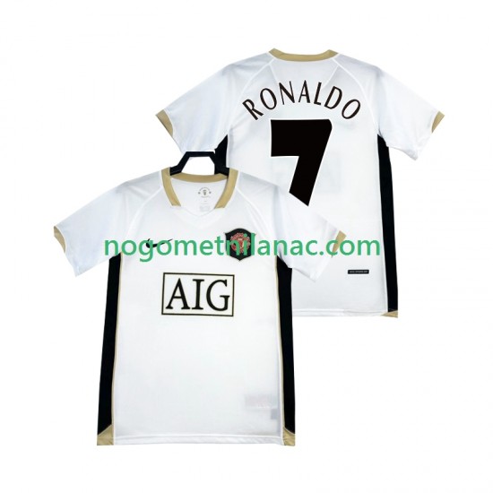 Dres Manchester United RONALDO 7 Retro Gostujući 2006-2007 Kratkih Rukava - Muški