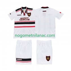 Dres Manchester United Retro Gostujući 1998 Kratkih Rukava - Dječji
