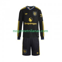 Dres Manchester United Treći 2025-2026 Dugim Rukavima - Dječji