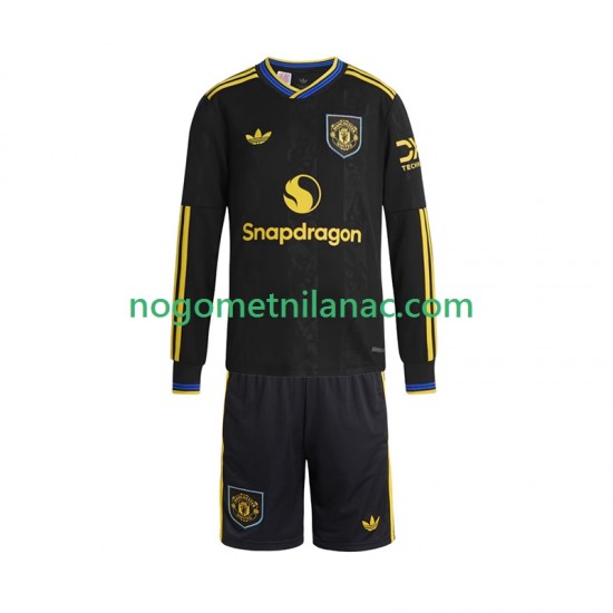 Dres Manchester United Treći 2025-2026 Dugim Rukavima - Dječji