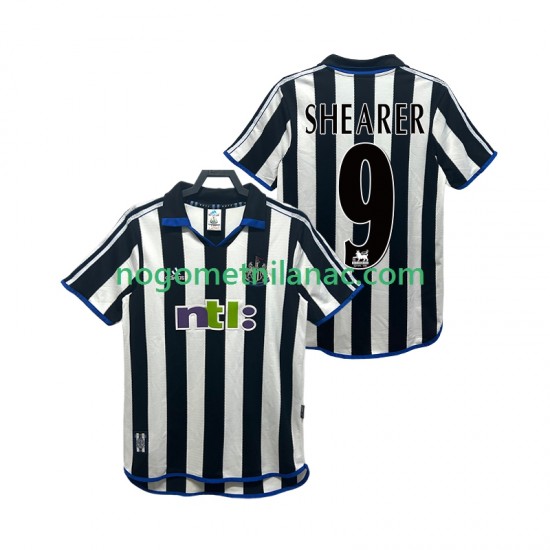 Dres Newcastle United SHEARER 9 2000 2001 Retro Domaći Kratkih Rukava - Muški