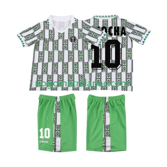Dres Nigerija OKOCHA 10 Retro Gostujući 1994 Kratkih Rukava - Dječji