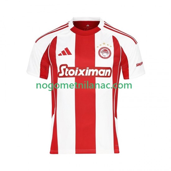 Dres Olympiacos Domaći 2025-2026 Kratkih Rukava - Muški