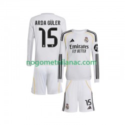 Dres Real Madrid Arda Guler 15 Domaći 2025-2026 Dugim Rukavima - Dječji