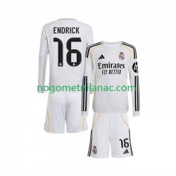 Dres Real Madrid Endrick 16 Domaći 2025-2026 Dugim Rukavima - Dječji