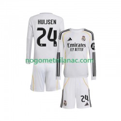 Dres Real Madrid Huijsen 24 Domaći 2025-2026 Dugim Rukavima - Dječji