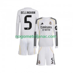 Dres Real Madrid Jude Bellingham 5 Domaći 2025-2026 Dugim Rukavima - Dječji