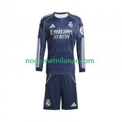Dres Real Madrid Gostujući 2025-2026 Dugim Rukavima - Dječji
