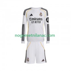 Dres Real Madrid Domaći 2025-2026 Dugim Rukavima - Dječji