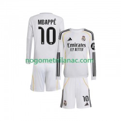 Dres Real Madrid Mbappé Kylian 10 Domaći 2025-2026 Dugim Rukavima - Dječji