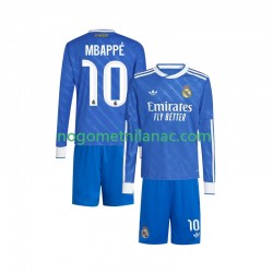 Dres Real Madrid Mbappé Kylian 10 Treći 2025-2026 Dugim Rukavima - Dječji