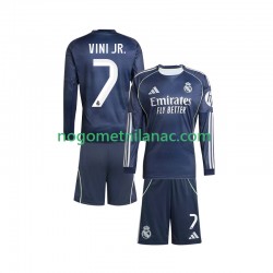 Dres Real Madrid Vinicius Junior 7 Gostujući 2025-2026 Dugim Rukavima - Dječji Dres Real Madrid Vinicius Junior 7 Gostujući 2025-2026 Dugim Rukavima - Dječji