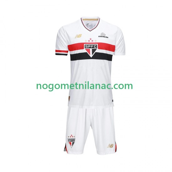 Dres Sao Paulo Domaći 2025-2026 Kratkih Rukava - Dječji
