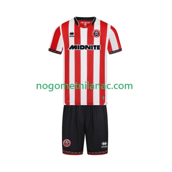 Dres Sheffield United Domaći 2025-2026 Kratkih Rukava - Dječji