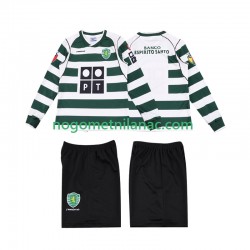 Dres Sporting CP 2001 2003 Retro Domaći Dugim Rukavima - Dječji Dres Sporting CP 2001 2003 Retro Domaći Dugim Rukavima - Dječji