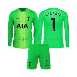 Golmanski Dres - Dres Tottenham Hotspur Guglielmo Vicario 1 Domaći 2025-2026 Dugim Rukavima - Dječji