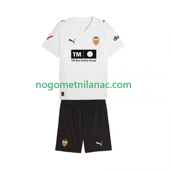 Dres Valencia CF Domaći 2025-2026 Kratkih Rukava - Dječji