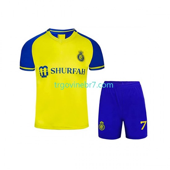 Dres Al-Nassr Ronaldo 7 Domaći 2022-2023 Kratkih Rukava - Dječji