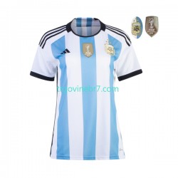 Dres Argentina 3 Stars Domaći World Cup 2022 Kratkih Rukava - Ženska Dres Argentina 3 Stars Domaći World Cup 2022 Kratkih Rukava - Ženska