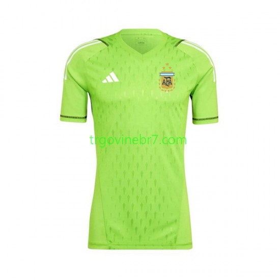 Golmanski Dres - Dres Argentina Domaći World Cup 2022 Kratkih Rukava - Muški