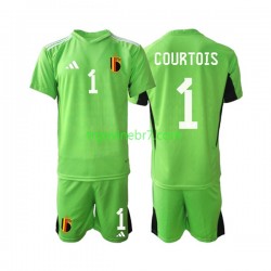 Golmanski Dres - Dres Belgija Courtois 1 Domaći 2021-2022 Kratkih Rukava - Dječji Golmanski Dres - Dres Belgija Courtois 1 Domaći 2021-2022 Kratkih Rukava - Dječji