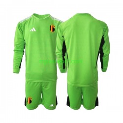 Golmanski Dres - Dres Belgija Domaći 2021-2022 Dugim Rukavima - Dječji Golmanski Dres - Dres Belgija Domaći 2021-2022 Dugim Rukavima - Dječji