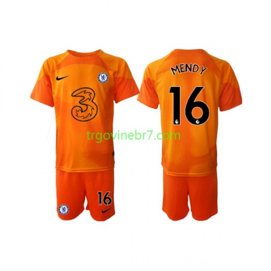 Golmanski Dres - Dres Chelsea Edouard Mendy 16 Domaći 2022-2023 Kratkih Rukava - Dječji