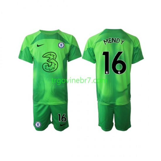 Golmanski Dres - Dres Chelsea Edouard Mendy 16 Treći 2022-2023 Kratkih Rukava - Dječji