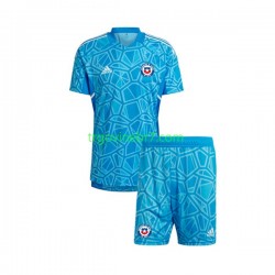 Golmanski Dres - Dres Čile Domaći 2022 Kratkih Rukava - Dječji