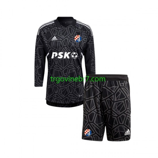 Golmanski Dres - Dres Dinamo Zagreb Domaći 2022-2023 Dugim Rukavima - Dječji