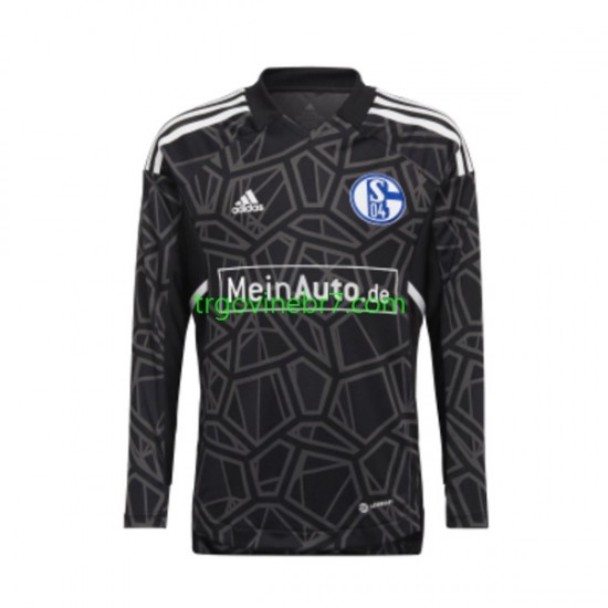 Golmanski Dres - Dres FC Schalke 04 Domaći 2022-2023 Dugim Rukavima - Muški